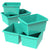 4 Gallon Storage Bin, Teal (6 units/pack)