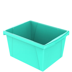 4 Gallon Storage Bin, Teal