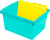 4 Gallon Storage Bin, Teal