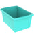 Storex bac de rangement 5.5 Gallon (21l) sarcelle, lot de 6                                                             