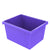 Storex bac de rangement 4 gallons (15l) violet, lot de 6                                                                