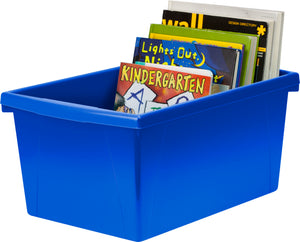5.5 Gallon Storage Bin, Blue