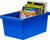 5.5 Gallon Storage Bin, Blue