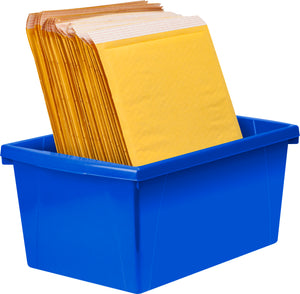 5.5 Gallon Storage Bin, Blue