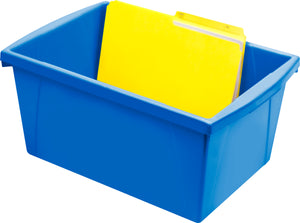 5.5 Gallon Storage Bin, Blue