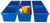 5.5 Gallon Storage Bin, Blue