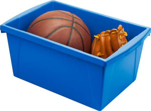 5.5 Gallon Storage Bin, Blue