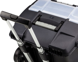 Premium Mobile File Box, Black