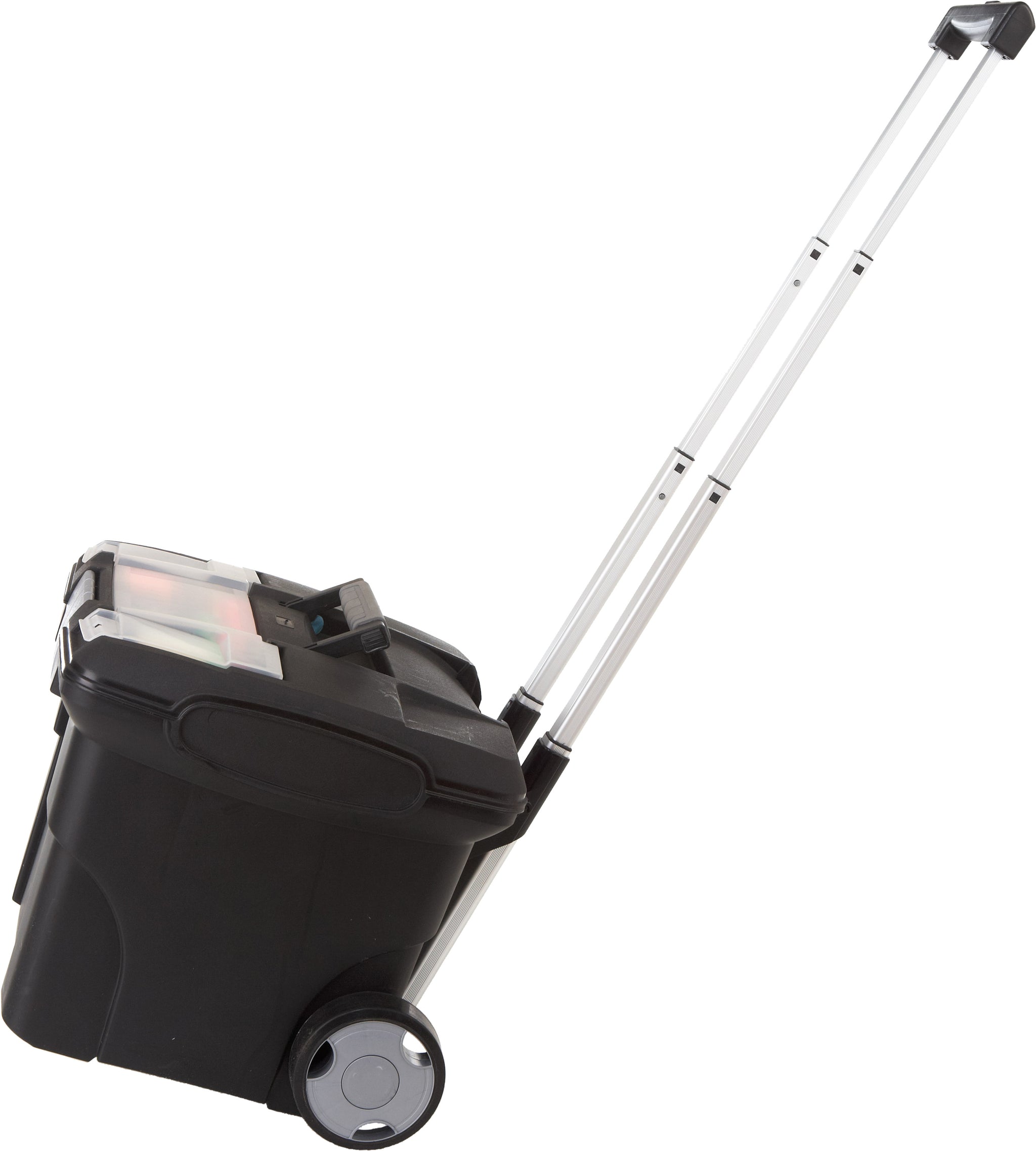 Premium Mobile File Box, Black - Storex