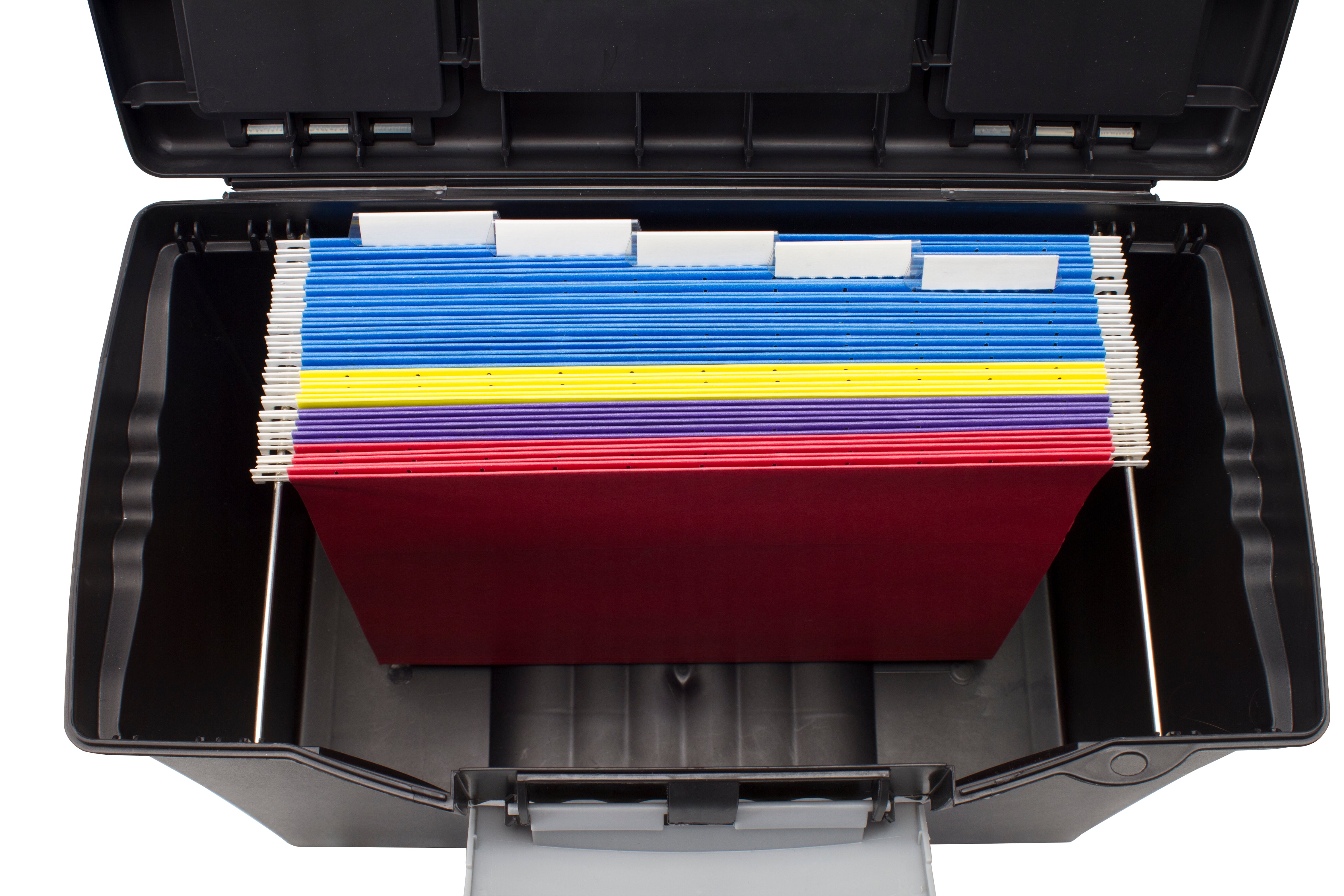 Portable Legal File Box, Black – Storex