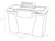 Storex boîte de rangement avec couvercle, légal/lettre, transparent/argent                                              