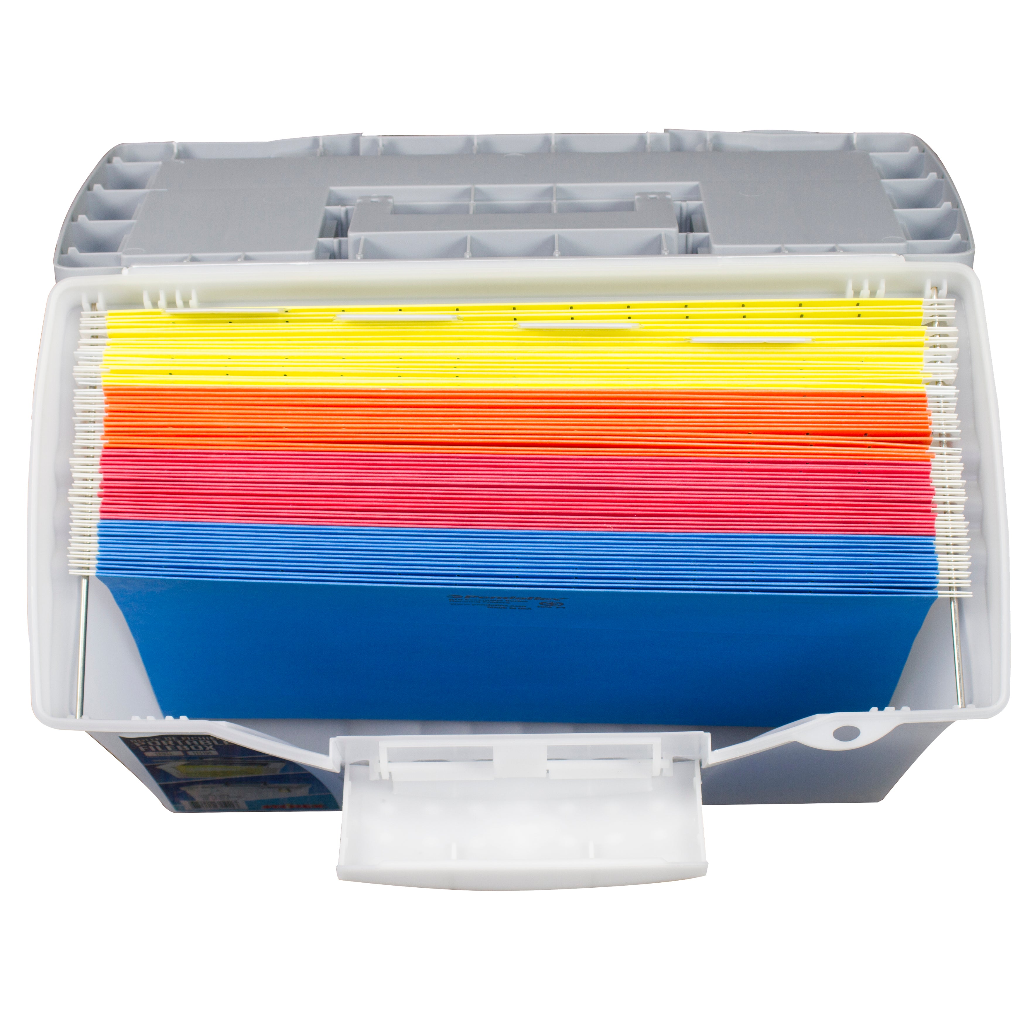 Portable Legal File Box, Silver – Storex