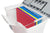 Storex boîte de rangement avec couvercle, légal/lettre, transparent/argent                                              