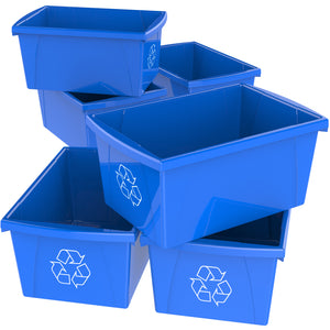 Recycle Bins in 3 Versions (6 units/pack)