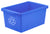 5.5 Gallon Recycling Bin, Blue