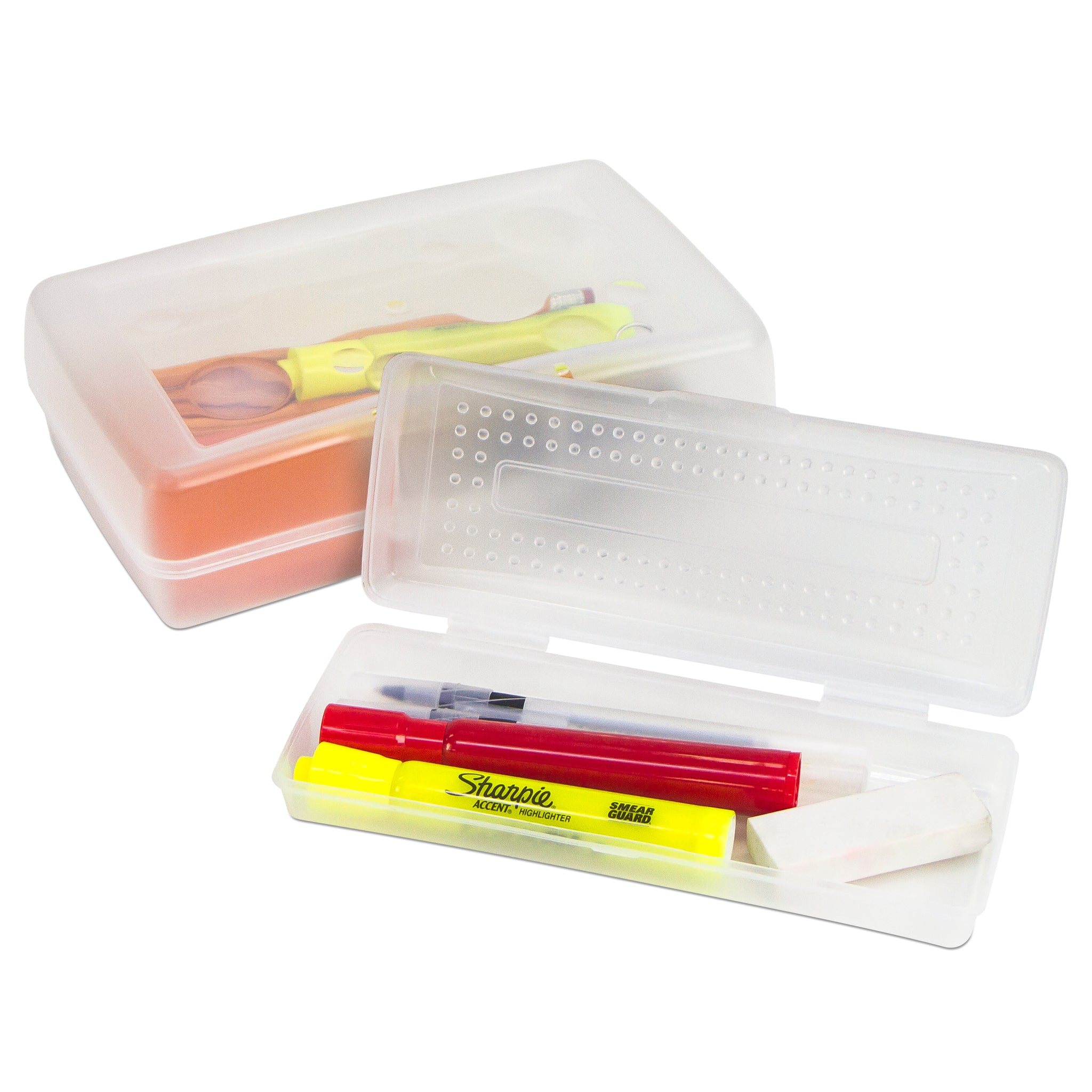 Standard Pencil Box, Clear – Storex