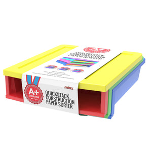Quick Stack Construction Paper Sorter, Multicolor