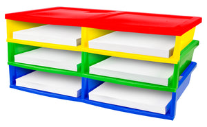 Quick Stack Letter Paper Sorter, Multicolor