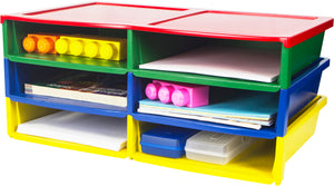 Quick Stack Letter Paper Sorter, Multicolor