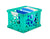 Premium Crate with Handles, Teal