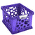 Premium Crate with Handles, Purple