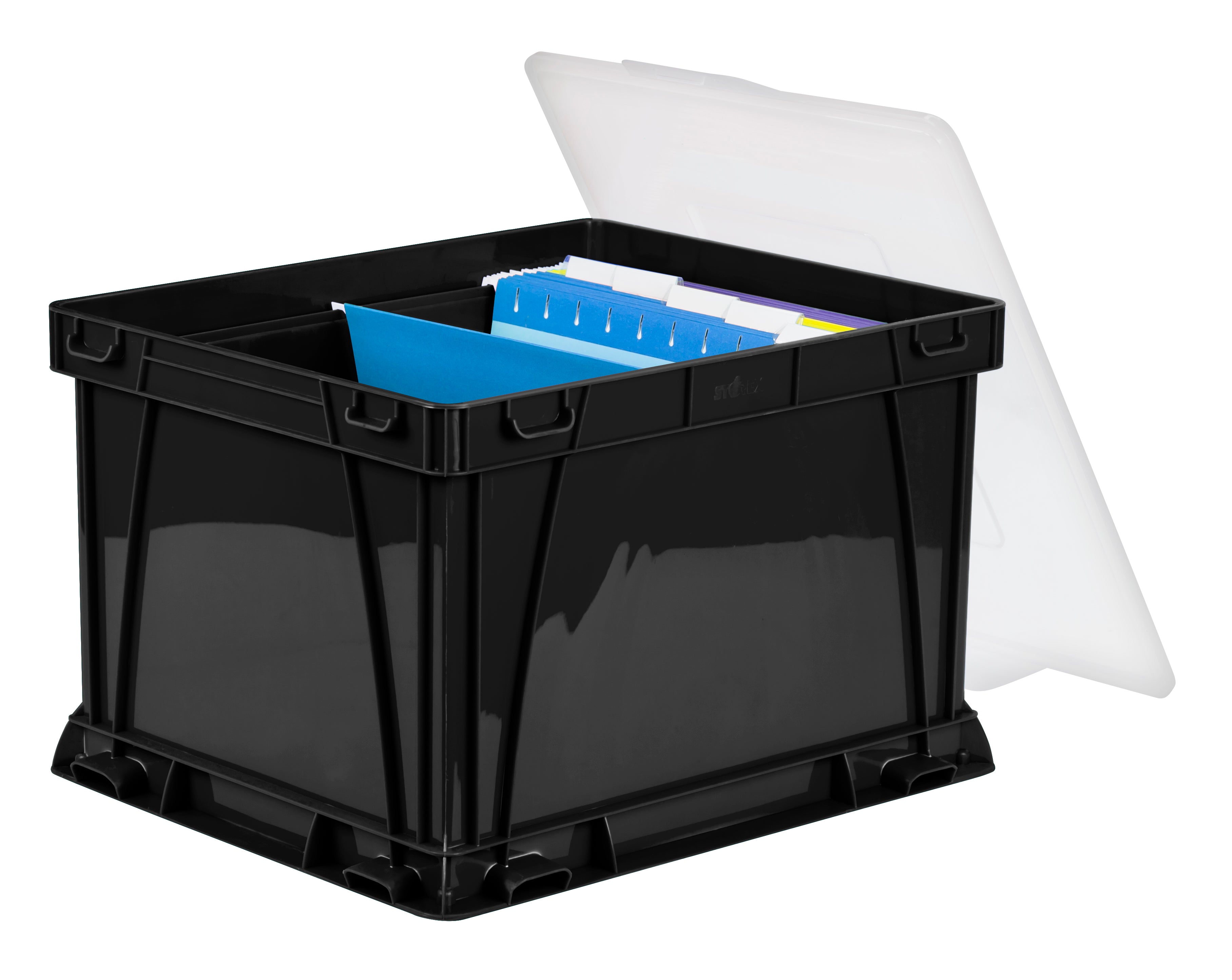 Storage File Cube Standard Storage Cube, Black – Storex