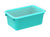 Small Cubby Bin with Lid, Teal
