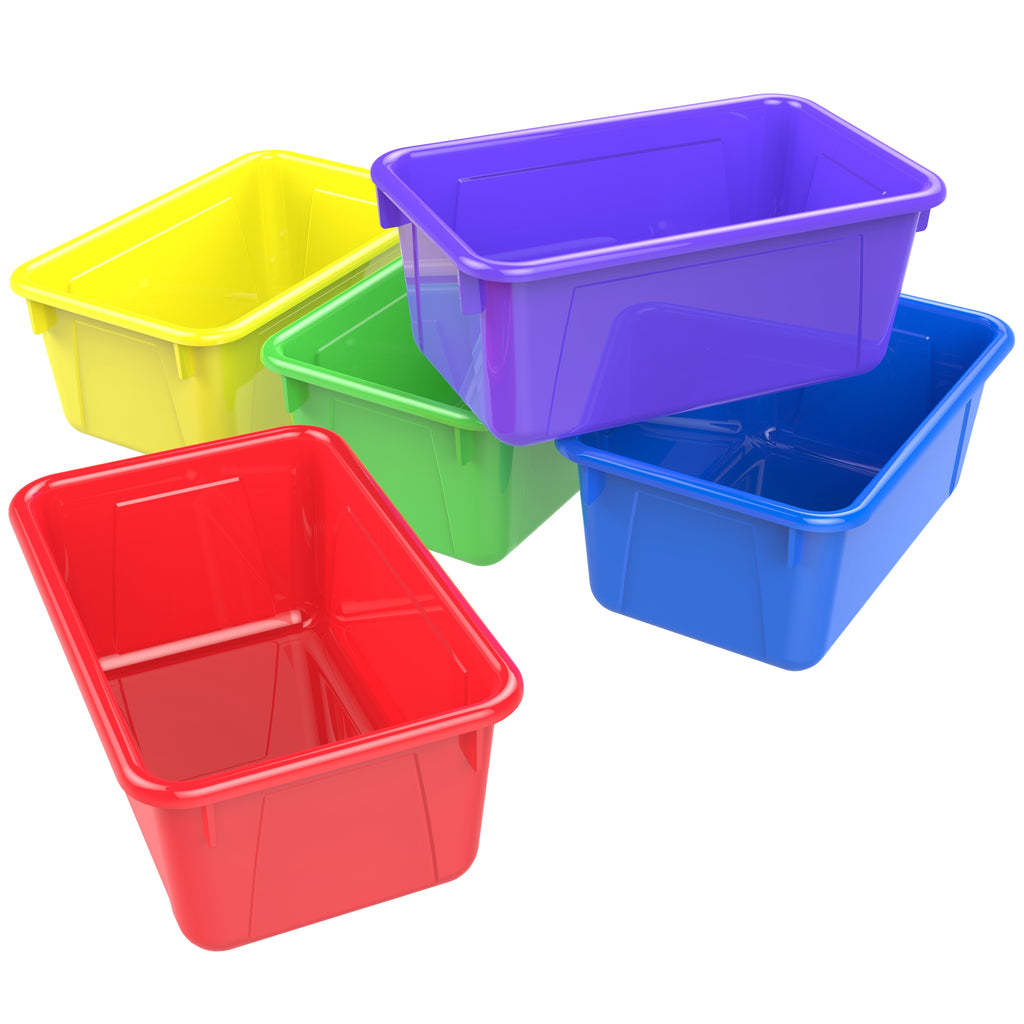 Small Cubby Bin, Multicolor (5 units/pack)