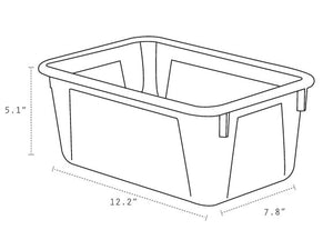 Small Cubby Bin, Assorted Colors