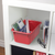 Small Cubby Bin, Red