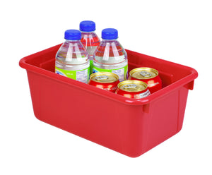 Small Cubby Bin, Red
