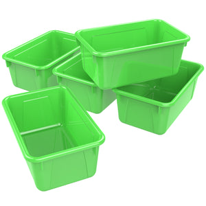Small Cubby Bin, Green (5 units/pack)