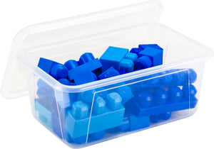 Small Cubby Bin, Clear
