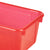 Storex petit bac à rangement, teinte rouge, lot de 5                                                                    