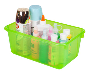 Small Cubby Bin, Tint Green