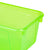 Small Cubby Bin with Lid, Tint Green