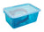 Storex petit bac à rangement avec couvercle, teinte sarcelle, lot de 5                                                  