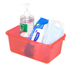 Storex petit bac à rangement, teintes assorties, lot de 5                                                               