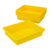 Storex Storage Tray, Letter Size, 10 x 13 x 3 Inches, Yellow, 5-Pack