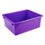 Storex plateau de rangement, format lettre, 10 x 13 x 5 pouces, violet, paquet de 5                                     