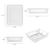 Flat Storage Tray, Clear