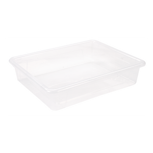 Flat Storage Tray, Clear