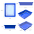 Flat Storage Tray with Lid, Assorted