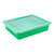 Flat Storage Tray with Lid, Green