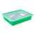 Flat Storage Tray with Lid, Green