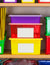 Storex plateau de rangement avec couvercle, format lettre, 10 x 13 x 5 pouces, couleurs variées, lot de 5               
