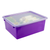 Deep Storage Tray with Lid, Violet