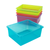 Deep Storage Tray with Lid, Assorted Tints