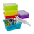 Deep Storage Tray with Lid, Assorted Tints