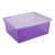Deep Storage Tray with Lid, Assorted Tints
